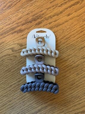 Kitsch Chain Claw Clips 3 Piece Set